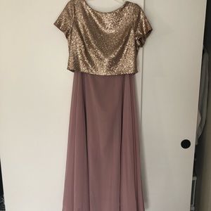 Revelry Bridesmaid 2-piece Dress